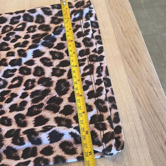 La vie en Rose silky feel wide leg leopard lounge pants - Picture 10 of 10